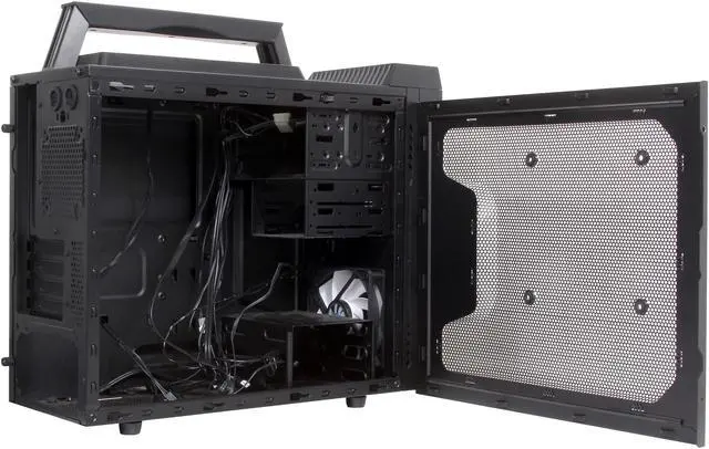 Alt view image 5 of 10 - NZXT Crafted Series CS-NT-VULCAN Black Steel / Plastic Gaming mATX Computer Case