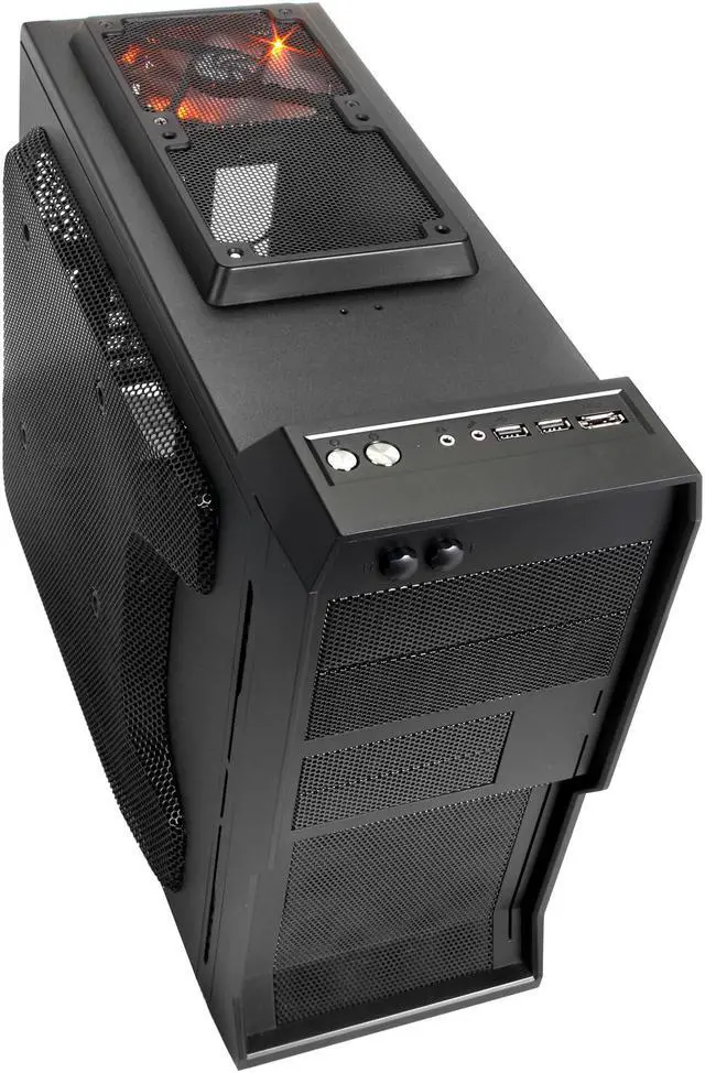 Alt view image 8 of 10 - NZXT Crafted Series CS-NT-VULCAN Black Steel / Plastic Gaming mATX Computer Case