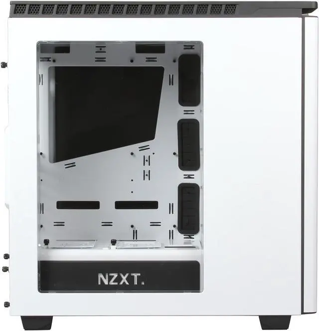 Alt view image 5 of 10 - NEW NZXT H440 STEEL Mid Tower Case. Next Generation 5.25-less Design. Include 4 x 2nd Gen FNv2 Fans, High-End WC support, USB3.0, White/Black
