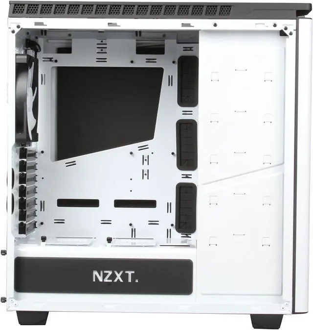 Alt view image 7 of 10 - NEW NZXT H440 STEEL Mid Tower Case. Next Generation 5.25-less Design. Include 4 x 2nd Gen FNv2 Fans, High-End WC support, USB3.0, White/Black