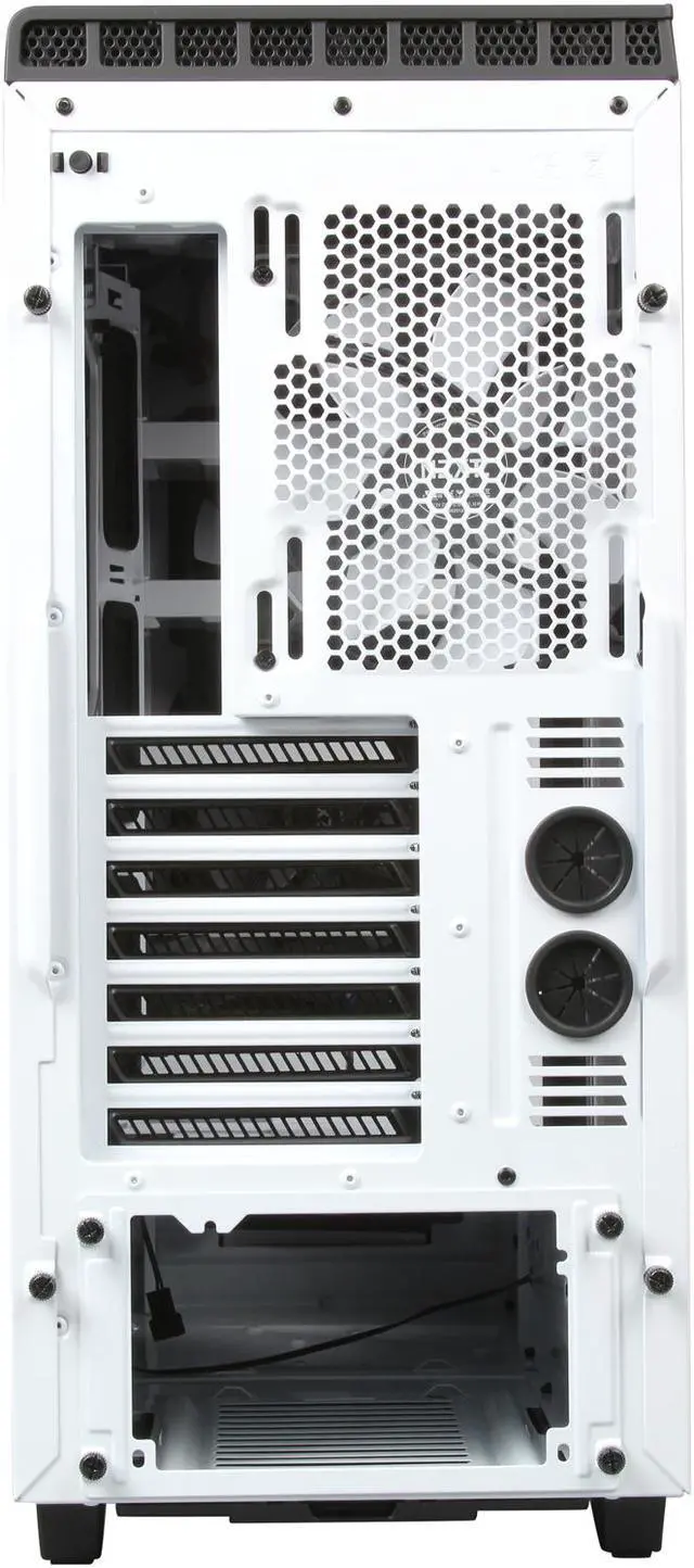 Alt view image 10 of 10 - NEW NZXT H440 STEEL Mid Tower Case. Next Generation 5.25-less Design. Include 4 x 2nd Gen FNv2 Fans, High-End WC support, USB3.0, White/Black