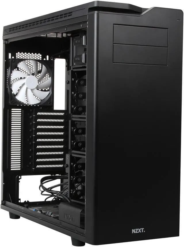 Alt view image 7 of 8 - NZXT H630 RB-CA-H630F-M1 Matte Black Steel / Plastic Ultra Tower Silent Computer Case