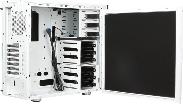 Alt view image 5 of 9 - NZXT RB-CA-H230I-W1 White Steel / Plastic ATX Mid Tower Computer Case