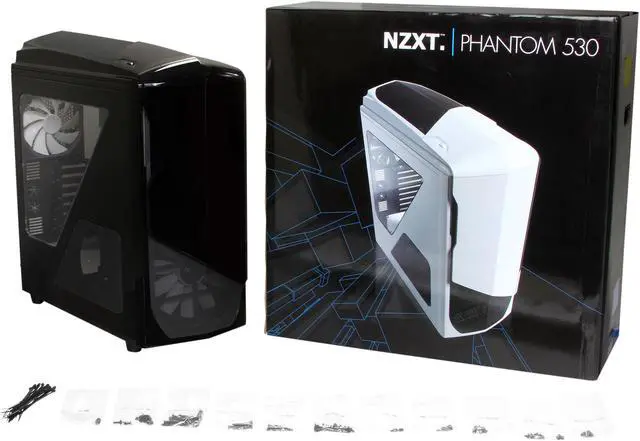 Alt view image 9 of 9 - NZXT Phantom 530 RB-CA-PH530-B1 Black Steel / Plastic ATX Full Tower Computer Case
