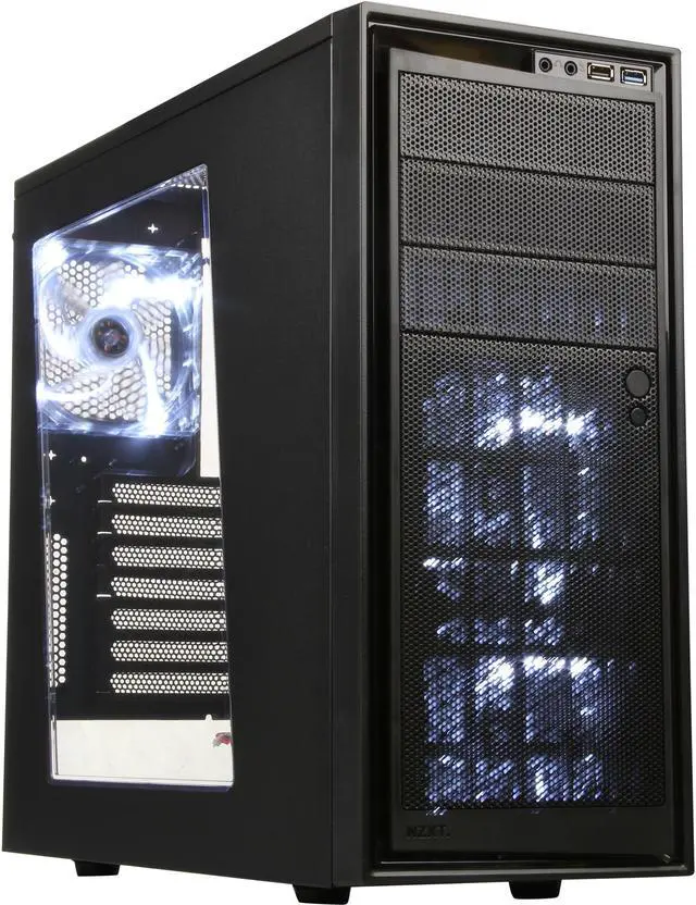Main image of NZXT Source 220 CA-S220W-B1 Black Steel / Plastic ATX Mid Tower Computer Case