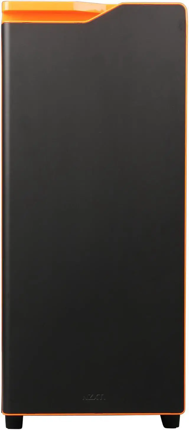Alt view image 2 of 9 - NEW NZXT H440 STEEL Mid Tower Case. Next Generation 5.25-less Design. Include 4 x 2nd Gen FNv2 Fans, High-End WC support, USB3.0, Matte BLK/Orange