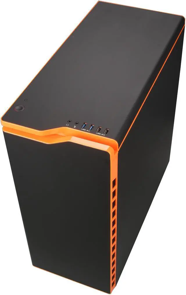 Alt view image 7 of 9 - NEW NZXT H440 STEEL Mid Tower Case. Next Generation 5.25-less Design. Include 4 x 2nd Gen FNv2 Fans, High-End WC support, USB3.0, Matte BLK/Orange