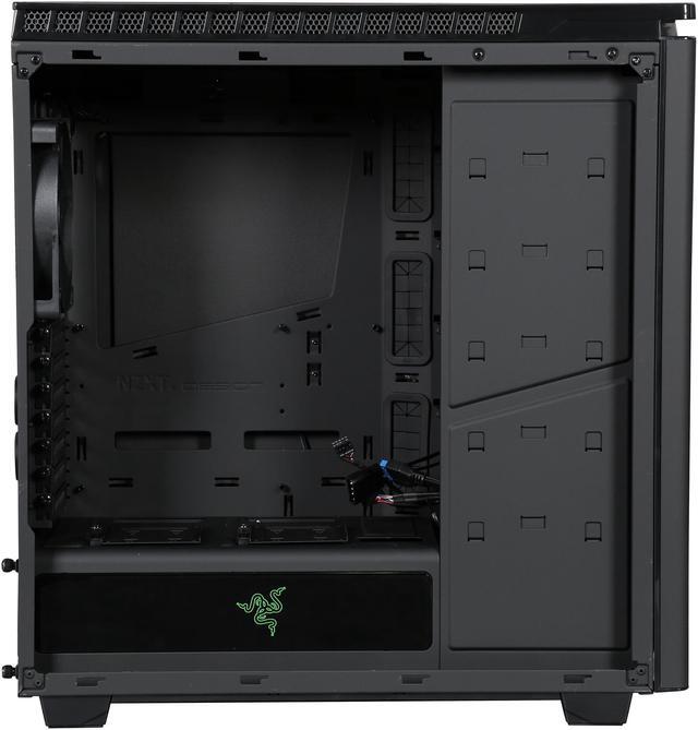 Alt view image 7 of 9 - NZXT H440 Razer Steel Mid Tower Case