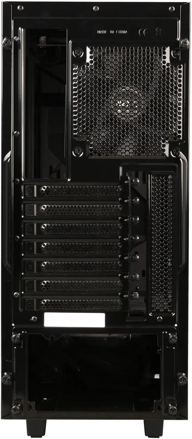 Alt view image 8 of 9 - NZXT S340 Glossy Black Steel ATX Mid Tower Case
