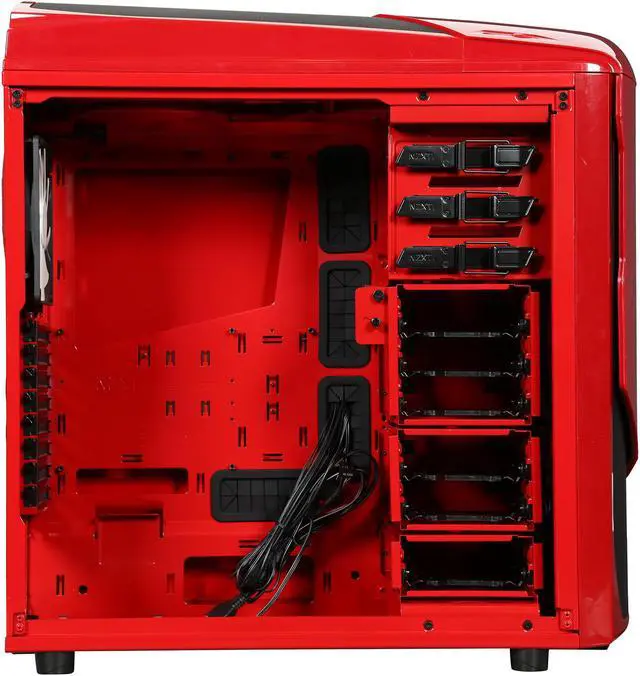 Alt view image 6 of 10 - NZXT Phantom 530 RB-CA-PH530-R1 Red Steel / Plastic ATX Full Tower Computer Case