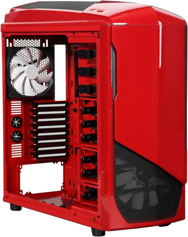 Alt view image 7 of 10 - NZXT Phantom 530 RB-CA-PH530-R1 Red Steel / Plastic ATX Full Tower Computer Case