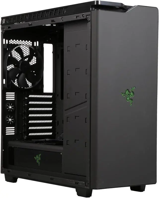 Alt view image 7 of 9 - NZXT H440 Razer RB-CA-H440W-RA Black SECC Steel, ABS Plastic ATX Mid Tower Computer Case