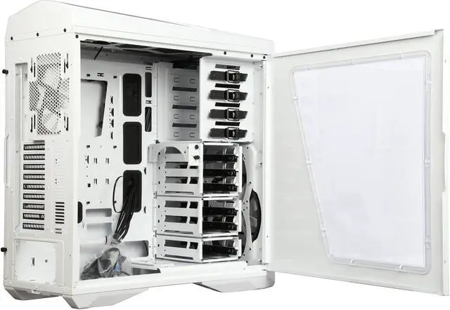 Alt view image 5 of 10 - NZXT Phantom 630 CA-P630W-W1 White Steel / Plastic ATX Full Tower Computer Case