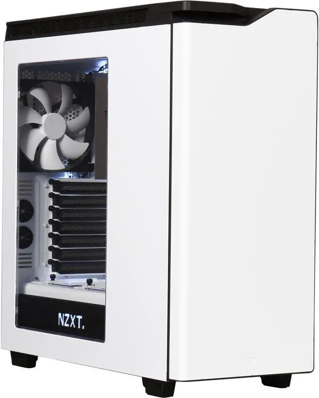 Main image of NEW NZXT H440 STEEL Mid Tower Case. Next Generation 5.25-less Design. Include 4 x 2nd Gen FN V2 Fans, High-End WC Support, USB3.0, PWM Fan Hub, White/Black
