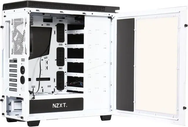 Alt view image 5 of 9 - NEW NZXT H440 STEEL Mid Tower Case. Next Generation 5.25-less Design. Include 4 x 2nd Gen FN V2 Fans, High-End WC Support, USB3.0, PWM Fan Hub, White/Black