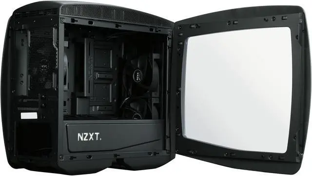 Alt view image 7 of 10 - NZXT Manta, Matte Black, All Steel, Mini-ITX Computer Case