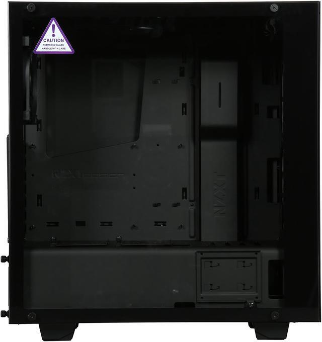 Alt view image 6 of 11 - NZXT S340 Elite Matte Black Steel/Tempered Glass ATX Mid Tower Case