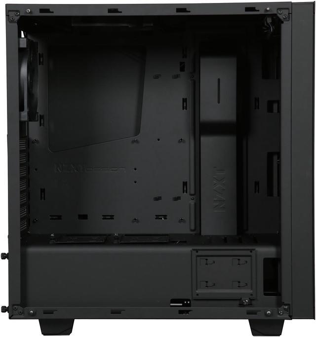 Alt view image 9 of 11 - NZXT S340 Elite Matte Black Steel/Tempered Glass ATX Mid Tower Case