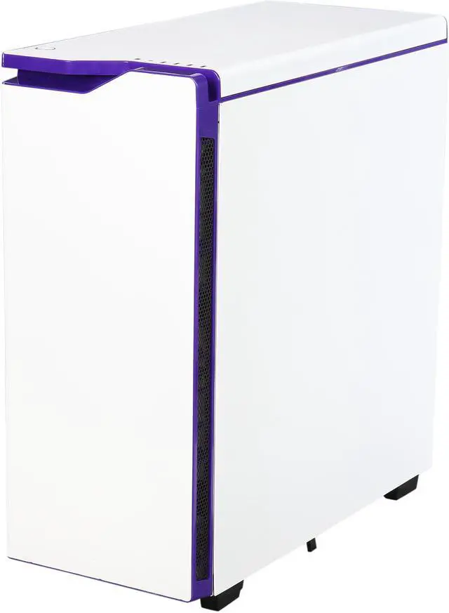 Alt view image 3 of 10 - NZXT H440 STEEL Mid Tower Case. Next Generation 5.25-less Design. Include 4 x 2nd Gen FNv2 Fans, High-End WC Support, USB3.0, PWM Fan Hub, White/Purple