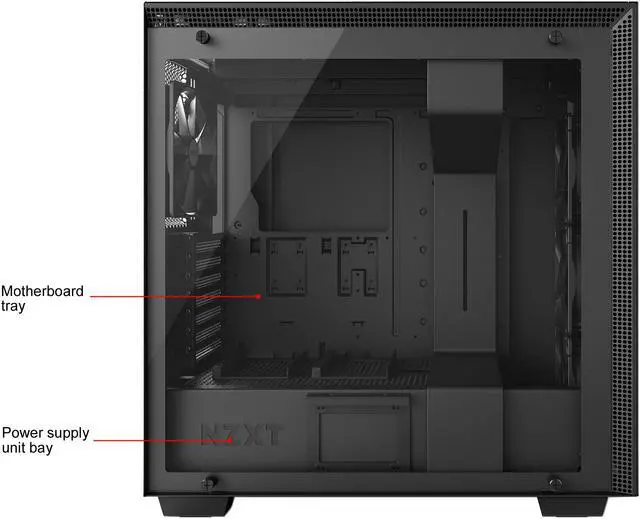 Alt view image 3 of 8 - NZXT H700i - ATX Mid-Tower PC Gaming Case - CAM-Powered Smart Device - RGB and Fan Control - Tempered Glass Panel - Enhanced Cable Management System - Water-Cooling Ready - Black