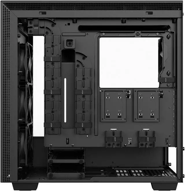 Alt view image 4 of 8 - NZXT H700i - ATX Mid-Tower PC Gaming Case - CAM-Powered Smart Device - RGB and Fan Control - Tempered Glass Panel - Enhanced Cable Management System - Water-Cooling Ready - Black