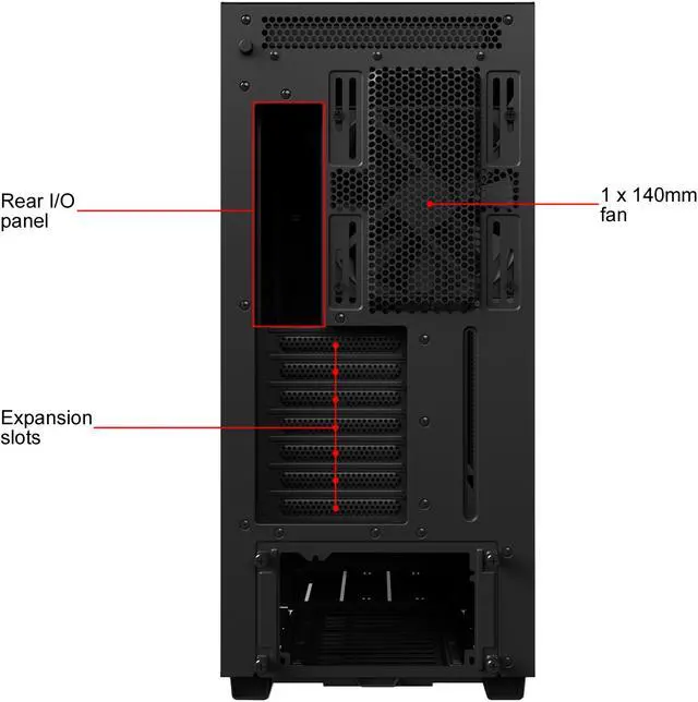 Alt view image 7 of 8 - NZXT H700i - ATX Mid-Tower PC Gaming Case - CAM-Powered Smart Device - RGB and Fan Control - Tempered Glass Panel - Enhanced Cable Management System - Water-Cooling Ready - Black