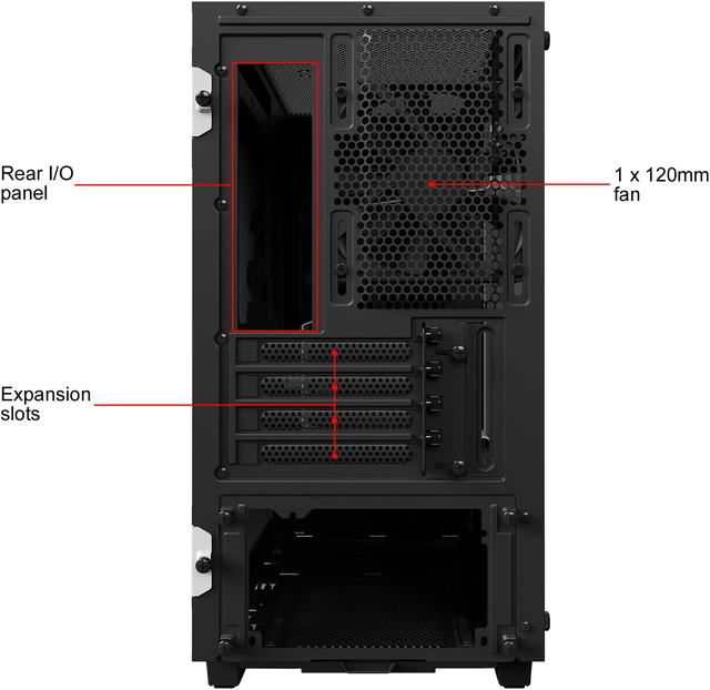 Open Box: NZXT H400i - MicroATX PC Gaming Case - RGB Lighting and Fan ...