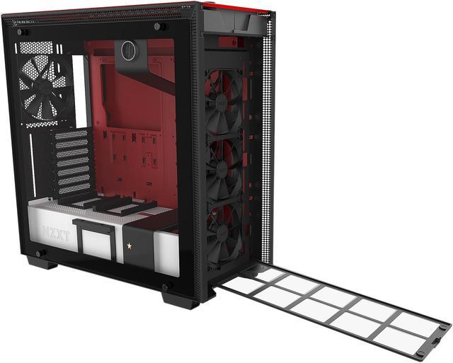 Alt view image 13 of 15 - NZXT H700 - Limited Edition Nuka-Cola - ATX Mid-Tower PC Gaming Case - Tempered Glass Panel - Enhanced Cable Management System - Water-Cooling Ready - Limited Edition Nuka-Cola