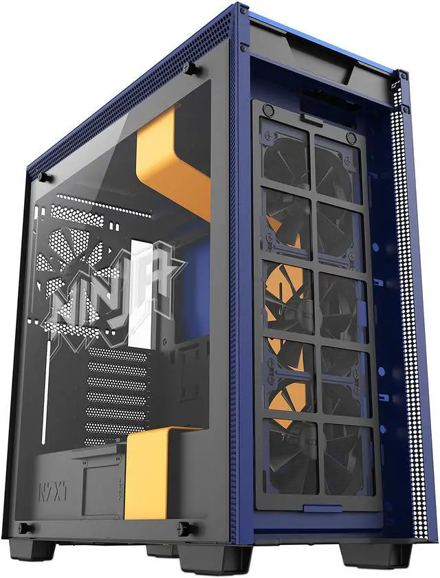 Alt view image 17 of 19 - NZXT H700i - Licensed Ninja Edition - ATX Mid-Tower PC Gaming Case - Radium-Etched Ninja Logo - Tempered Glass Panel - RGB and Fan Control - Enhanced Cable Management System - Water-Cooling Ready
