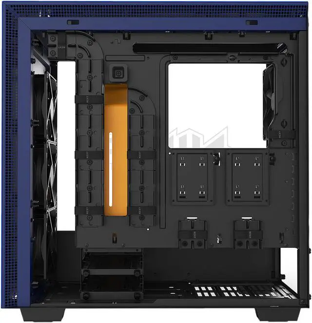 Alt view image 11 of 19 - NZXT H700i - Licensed Ninja Edition - ATX Mid-Tower PC Gaming Case - Radium-Etched Ninja Logo - Tempered Glass Panel - RGB and Fan Control - Enhanced Cable Management System - Water-Cooling Ready