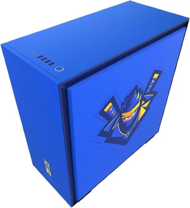Alt view image 5 of 19 - NZXT H700i - Licensed Ninja Edition - ATX Mid-Tower PC Gaming Case - Radium-Etched Ninja Logo - Tempered Glass Panel - RGB and Fan Control - Enhanced Cable Management System - Water-Cooling Ready