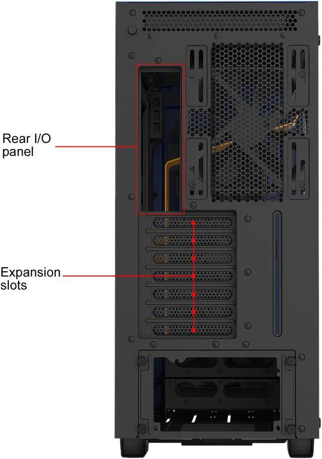 Alt view image 19 of 19 - NZXT H700i - Licensed Ninja Edition - ATX Mid-Tower PC Gaming Case - Radium-Etched Ninja Logo - Tempered Glass Panel - RGB and Fan Control - Enhanced Cable Management System - Water-Cooling Ready