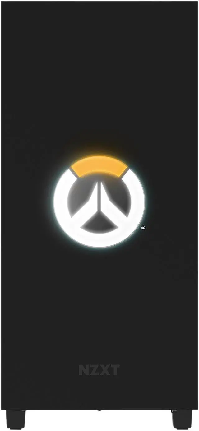 Alt view image 2 of 13 - NZXT H500 - Overwatch Special Edition - Compact ATX Mid-Tower PC Gaming Case - Tempered Glass Panel - All-Steel Construction - Enhanced Cable Management System - Water-Cooling Ready