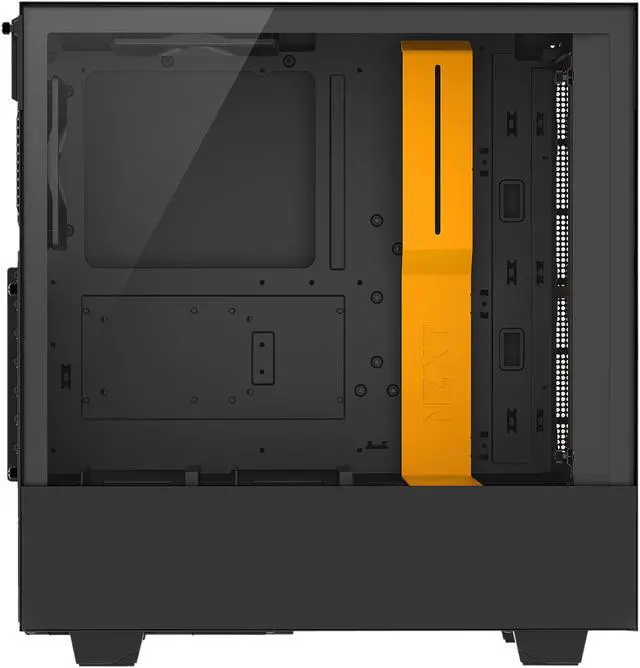 Alt view image 6 of 13 - NZXT H500 - Overwatch Special Edition - Compact ATX Mid-Tower PC Gaming Case - Tempered Glass Panel - All-Steel Construction - Enhanced Cable Management System - Water-Cooling Ready