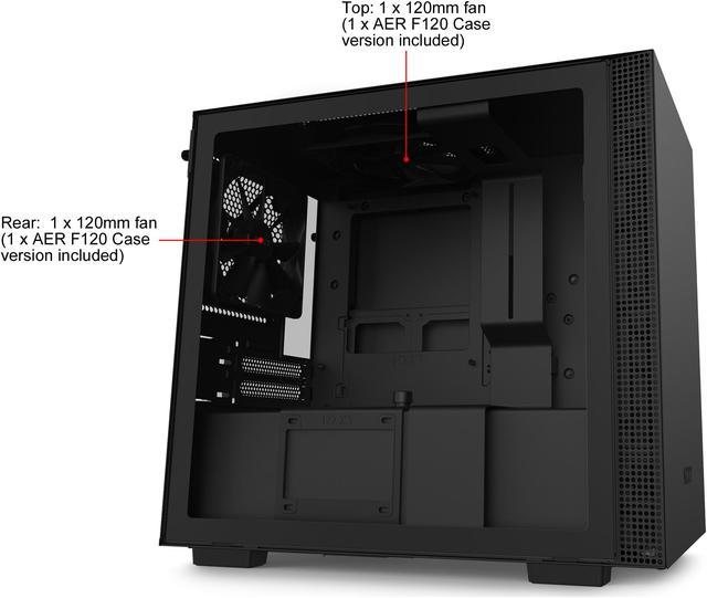 NZXT H210 - Mini-ITX PC Gaming Case - Front I/O USB Type-C Port - Tempered  Glass Side Panel - Cable Management System - Water-Cooling Ready - Radiator  