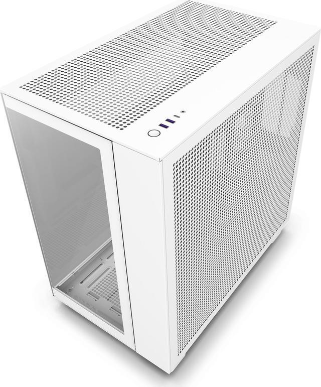 Alt view image 17 of 17 - NZXT H9 Flow - All White - CM-H91FW-01 - Dual-Chamber Mid-Tower Airflow Case