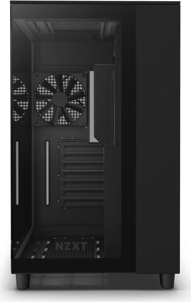 Alt view image 10 of 17 - NZXT H9 Flow - All Black - CM-H91FB-01 - Dual-Chamber Mid-Tower Airflow Case
