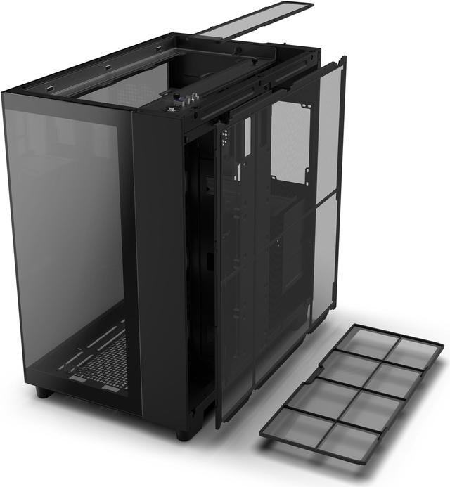 Alt view image 10 of 19 - NZXT H9 Elite - All Black - CM-H91EB-01 - Premium Dual-Chamber - Mid-Tower - RGB Fans - Case