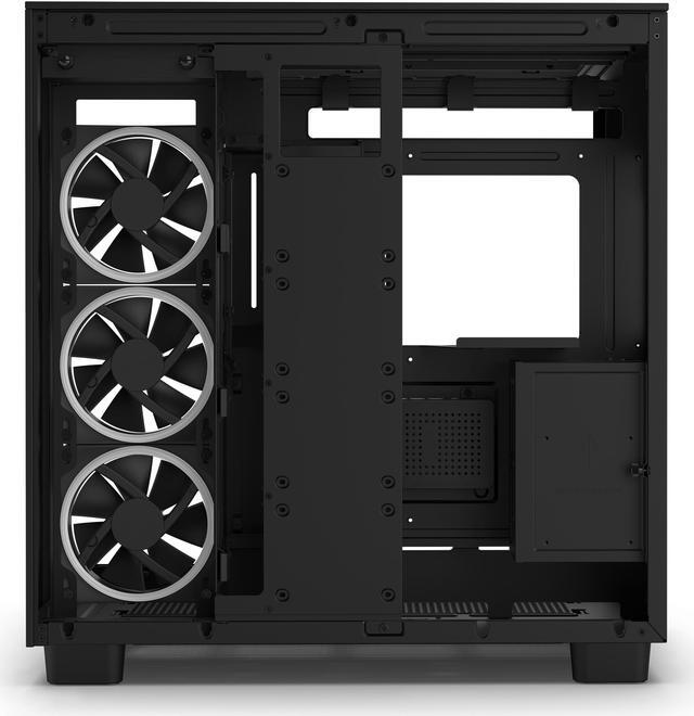 Alt view image 17 of 19 - NZXT H9 Elite - All Black - CM-H91EB-01 - Premium Dual-Chamber - Mid-Tower - RGB Fans - Case