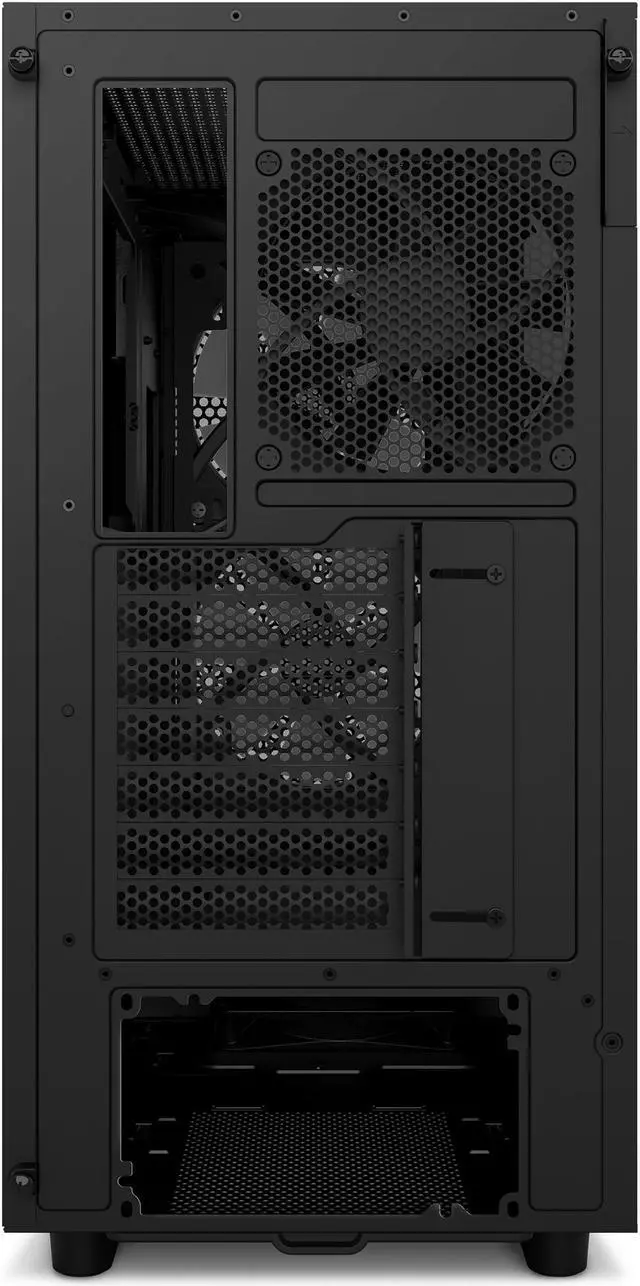 Alt view image 8 of 20 - NZXT H Series H5 (2023) Flow RGB Edition ATX Mid Tower Chassis Black Color-CC-H51FB-R1