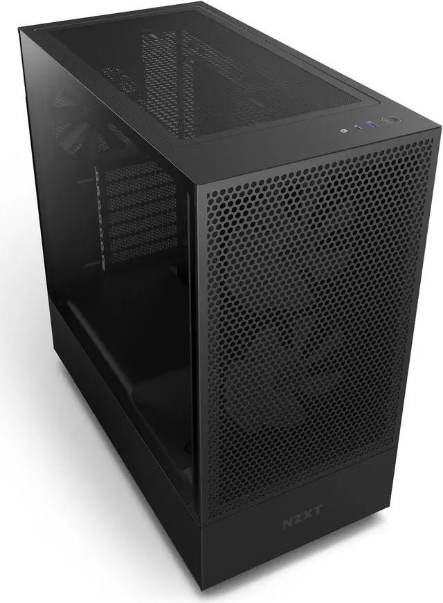 Alt view image 9 of 20 - NZXT H Series H5 (2023) Flow RGB Edition ATX Mid Tower Chassis Black Color-CC-H51FB-R1