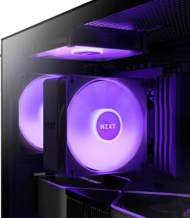 Alt view image 13 of 20 - NZXT H Series H5 (2023) Flow RGB Edition ATX Mid Tower Chassis Black Color-CC-H51FB-R1