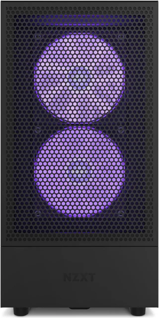 Alt view image 15 of 20 - NZXT H Series H5 (2023) Flow RGB Edition ATX Mid Tower Chassis Black Color-CC-H51FB-R1