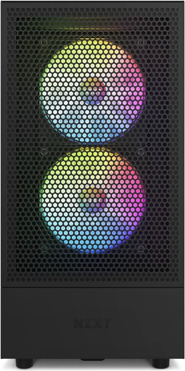 Alt view image 18 of 20 - NZXT H Series H5 (2023) Flow RGB Edition ATX Mid Tower Chassis Black Color-CC-H51FB-R1