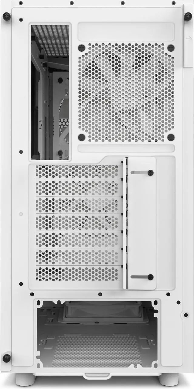 Alt view image 7 of 20 - NZXT H Series H5 (2023) Flow RGB Edition ATX Mid Tower Chassis White Color-CC-H51FW-R1