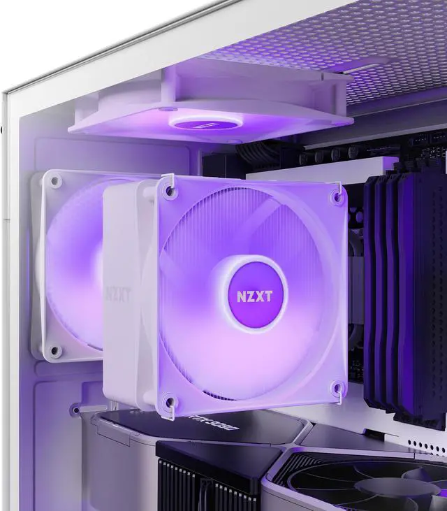 Alt view image 13 of 20 - NZXT H Series H5 (2023) Flow RGB Edition ATX Mid Tower Chassis White Color-CC-H51FW-R1