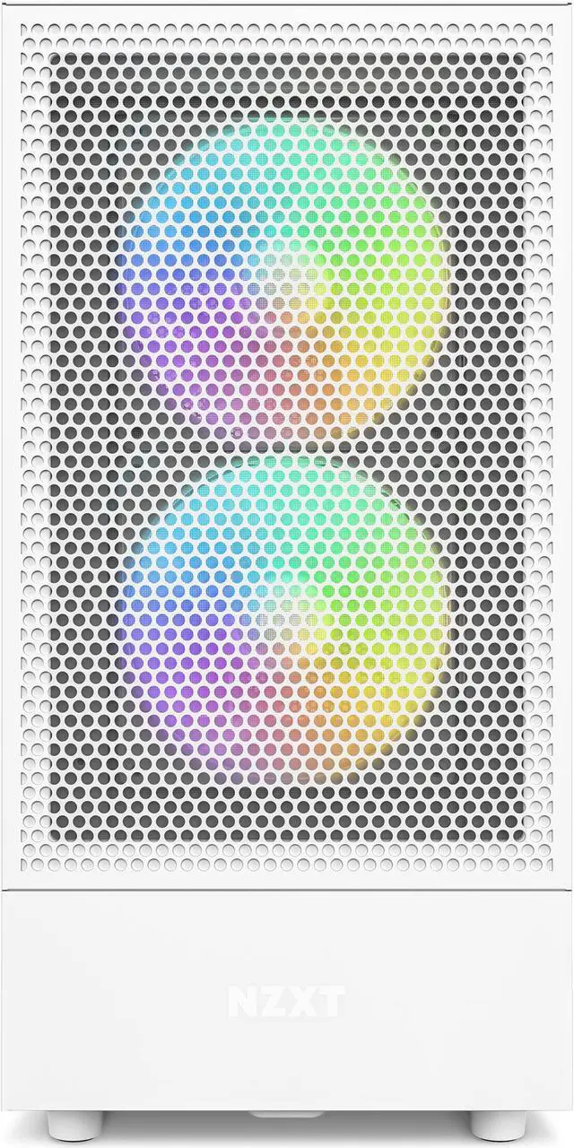 Alt view image 16 of 20 - NZXT H Series H5 (2023) Flow RGB Edition ATX Mid Tower Chassis White Color-CC-H51FW-R1
