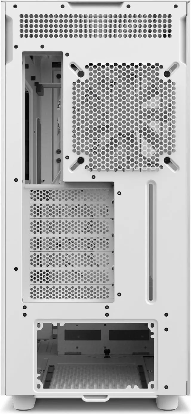 Alt view image 11 of 20 - NZXT H Series H7 (2023) Flow RGB Edition ATX Mid Tower Chassis White Color-CM-H71FW-R1