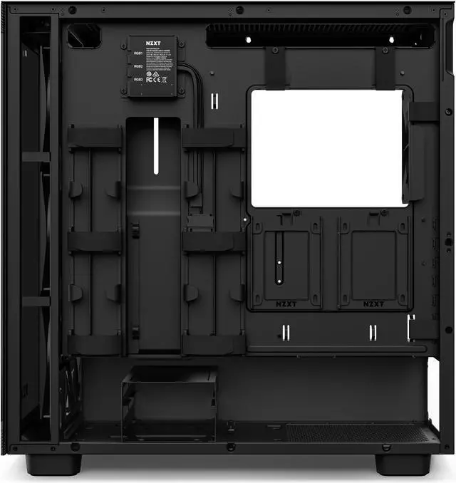 Alt view image 4 of 14 - NZXT H Series H7 (2023) Elite Edition ATX Mid Tower Chassis Black color-CM-H71EB-02