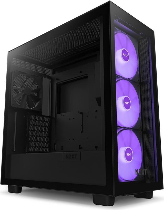 NZXT H7 Elite - CM-H71EW-02 - ATX Mid Tower PC Gaming Case - Front I/O USB  Type-C Port - Quick-Release Tempered Glass Side Panel - White (2023)